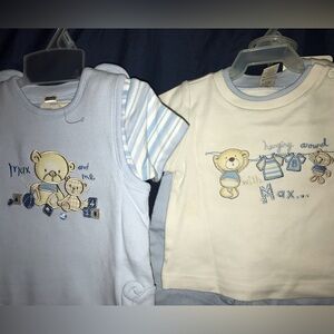 2- two piece baby boys sets (3-6 months)